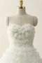 Abito da Sposa Ball Gown in Pizzo Cuore con Fiore con Perline