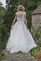 Abito da Sposa in Pizzo Naturale in Tulle Cappellino Tubino