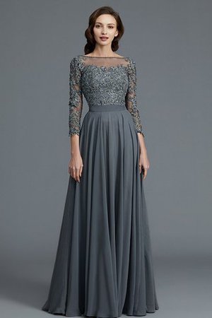 Abito Mamma Sposa in Chiffon A-Line Naturale Largo A Terra